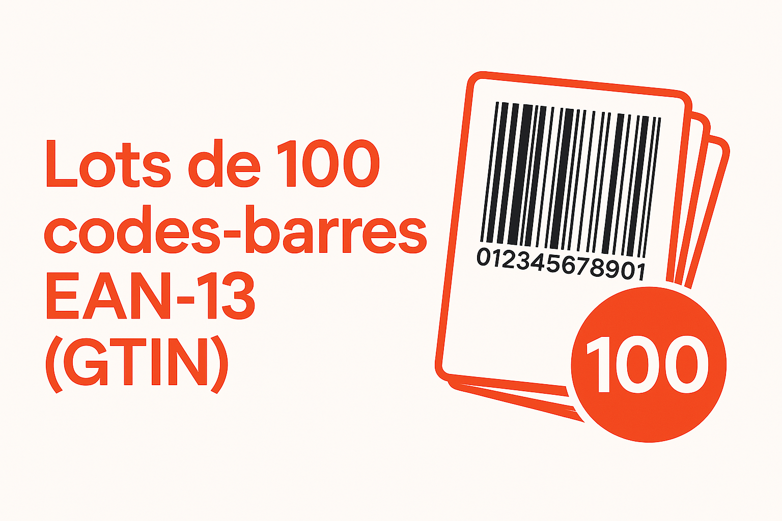 générer lots de codes barres GTIN